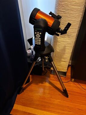 Celestron NexStar 5SE Orange and Black Computerized Telescope with Tripod